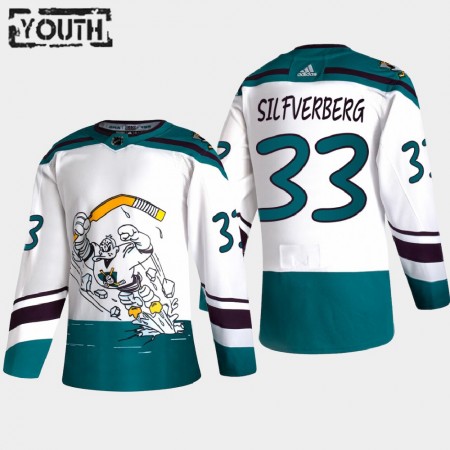 Kinder Eishockey Anaheim Ducks Trikot Jakob Silfverberg 33 2020-21 Reverse Retro Authentic